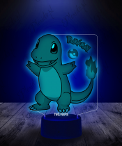 Lampka LED 3D Plexido Charmander Pokemony