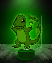 Lampka LED 3D Plexido Charmander Pokemony