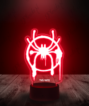 Lampka LED 3D Plexido Spider-Man Uniwersum Pajęczyna - 1