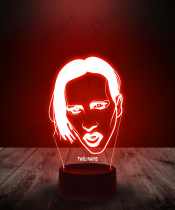 Lampka LED 3D Marilyn Manson - 3