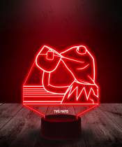 Lampka LED 3D Plexido Kermit Pijący Herbate Mem - 2