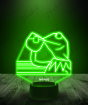 Lampka LED 3D Plexido Kermit Pijący Herbate Mem - 3