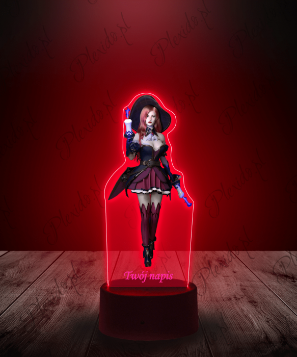 Lampka LED Plexido z Nadrukiem League of Legends Miss Fortune