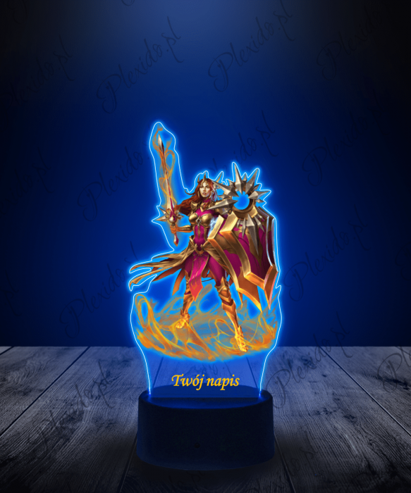 Lampka LED Plexido z Nadrukiem League of Legends Leona