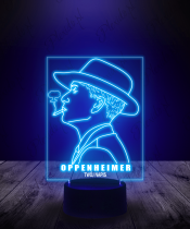 Lampka LED 3D Plexido Robert Oppenheimer Profil