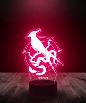 Lampka LED 3D Plexido Igrzyska Śmierci Ballada Ptaków i Węży