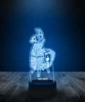 Lampka LED 3D Plexido Fortnite Lama