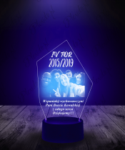 Lampka LED 3D Plexido Prezent dla Wychowawczyni Zdjęcie