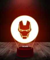 Lampka LED 3D Plexido Iron Man Marvel