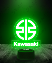 Lampka LED 3D Plexido Kawasaki Logo