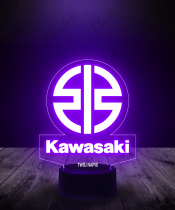 Lampka LED 3D Plexido Kawasaki Logo