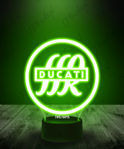 Lampka LED 3D Plexido Ducati Logo
