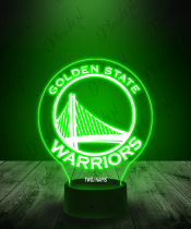 Lampka LED 3D Plexido Golden State Warrios NBA