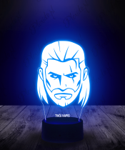 Lampka LED 3D Plexido Wiedźmin Głowa