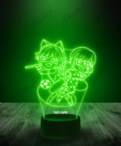 Lampka LED 3D Plexido Miraculum Chibi - 2