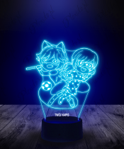 Lampka LED 3D Plexido Miraculum Chibi - 3