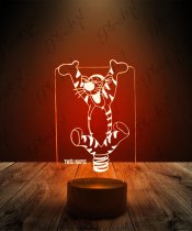 Lampka LED 3D Plexido Kubuś Puchatek Tygrysek