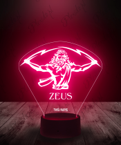 Lampka LED 3D Plexido Zeus Bóg - 1