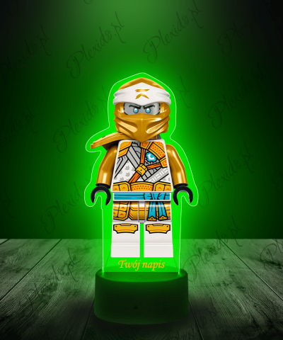 Lampka LED 3D Plexido z Nadrukiem Ninjago Zane