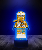 Lampka LED 3D Plexido z Nadrukiem Ninjago Zane
