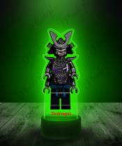 Lampka LED 3D Plexido z Nadrukiem Lord Garmadon