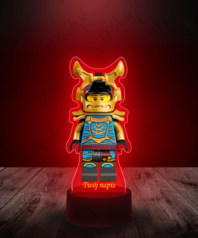 Lampka LED 3D Plexido z Nadrukiem Ninjago Nya Samuraj - 1
