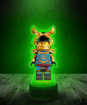 Lampka LED 3D Plexido z Nadrukiem Ninjago Nya Samuraj - 2