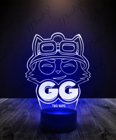 Lampka LED 3D Plexido League of Legends Teemo