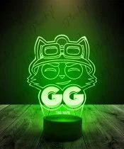 Lampka LED 3D Plexido League of Legends Teemo