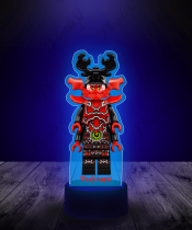 Lampka LED 3D Plexido z Nadrukiem Ninjago Generał Kozu