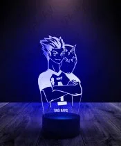 Lampka LED 3D Plexido Haikyuu Bokuto