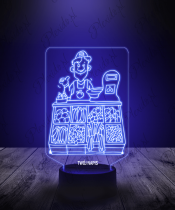 Lampka LED 3D Plexido Sprzedawca Warzywniak
