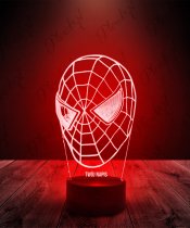 Lampka LED 3D Plexido Spider-Man Maska