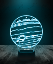 Lampka LED 3D Plexido Planeta Jowisz