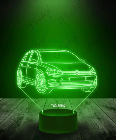 Lampka LED 3D Plexido Volkswagen Golf - 1