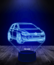 Lampka LED 3D Plexido Volkswagen Golf - 3