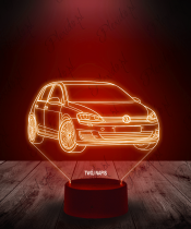 Lampka LED 3D Plexido Volkswagen Golf - 2