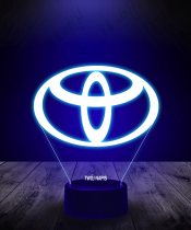 Lampka LED 3D Plexido Toyota Logo - 2