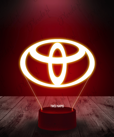 Lampka LED 3D Plexido Toyota Logo - 1