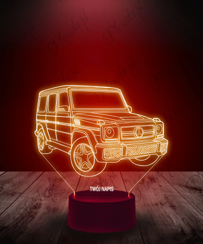 Lampka LED 3D Plexido Mercedes G Klasa - 1