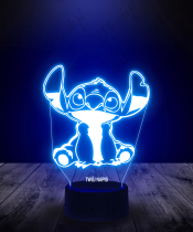 Lampka LED 3D Plexido Stich Bajka