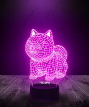 Lampka LED 3D Plexido Pies Shiba Inu