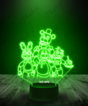 Lampka LED 3D Plexido Five Night's Freddy's 2