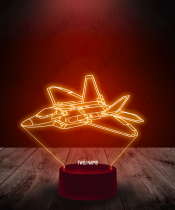Lampka LED 3D Plexido Lockheed Martin Raptor - 1