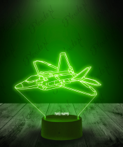 Lampka LED 3D Plexido Lockheed Martin Raptor - 2