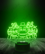 Lampka LED 3D Plexido Gra Five Night's Freddy's 2