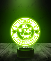 Lampka LED 3D Plexido Gra Five Night's Freddy's 2 Logo