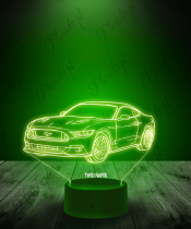 Lampka LED 3D Plexido Auto Ford Mustang - 2