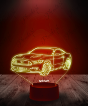 Lampka LED 3D Plexido Auto Ford Mustang - 3