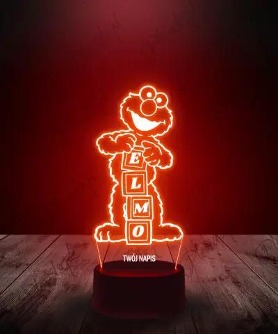 Lampka LED 3D Plexido Bajka Elmo